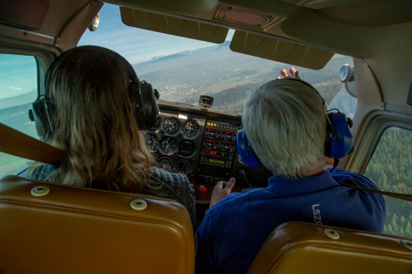 Flugzeug Cockpit