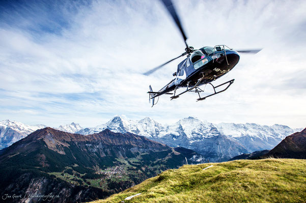 Alpenrundflug Helikopter 