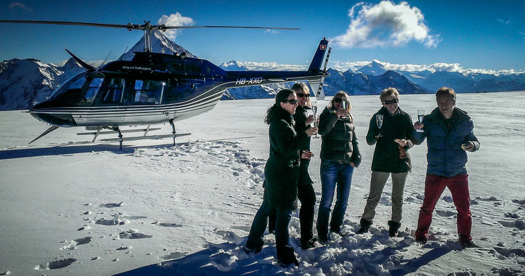 Helikopterflug mit Gletscherlandung ab Luzern