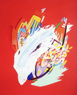 skylla, 2020, Ölfarbe auf Leinwand, 90 x 80 cm, Privatbesitz (oil on canvas,private property)
