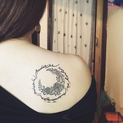 タトゥー例文 Mehndi Tara タトゥー例文 Mehndi Tara