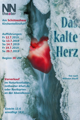 2019 - Petra Specht frei nach Wilhelm Hauff: Das kalte Herz - Open Air am Schützenhaus Kirchentellinsfurt