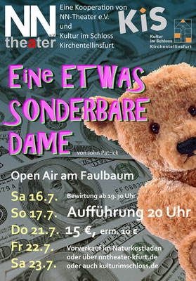 2016 - John Patrick: Eine etwas sonderbare Dame - Open Air am Faulbaum Kirchentellinsfurt