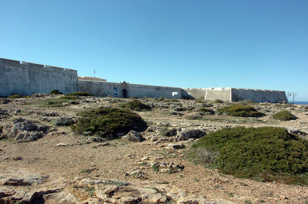 Portugal, Algarve, Sagres (südwestlichster Punkt des europäischen Festlands), Fortaleza de Sagres