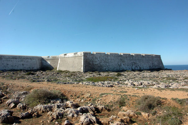 Portugal, Algarve, Sagres (südwestlichster Punkt des europäischen Festlands), Fortaleza de Sagres