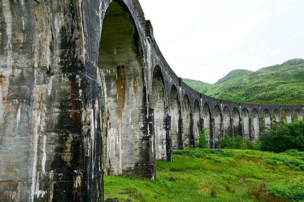 Glenfinnan Viadukt, vom Boden