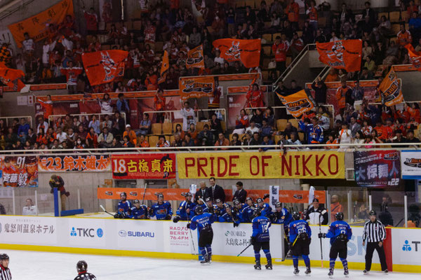 アイスバックス vs チャイナドラゴン: 古橋選手の2点目