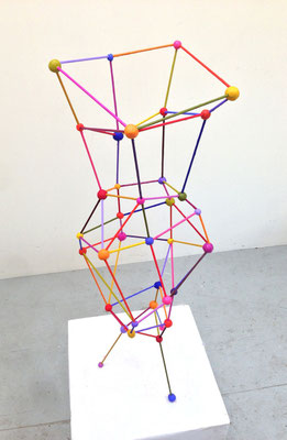 Vase 2014 Acrylic on steel and epoxy (Private collection)