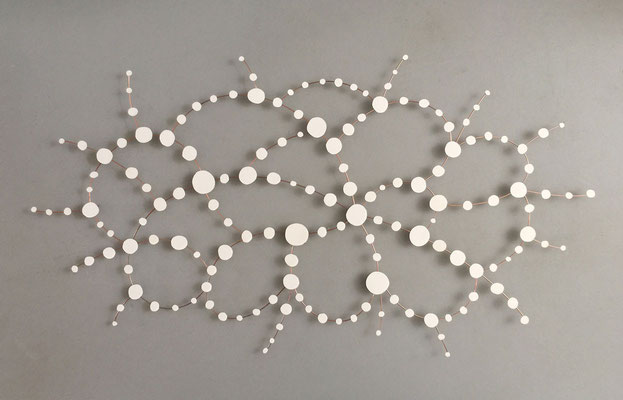 Cloud 2015 36 x 17 x 1"  (Private collection)