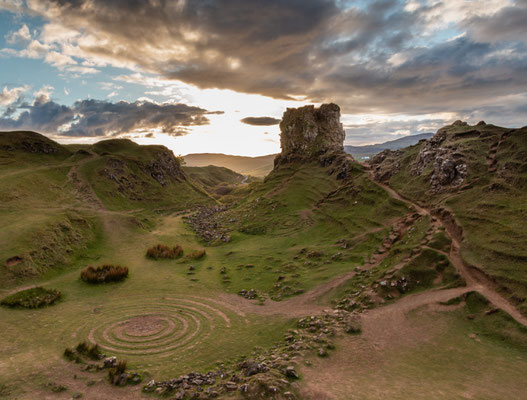 Schottland Fairy Glen, Uig