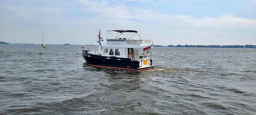Die Oklahoma auf dem Heegermeer.