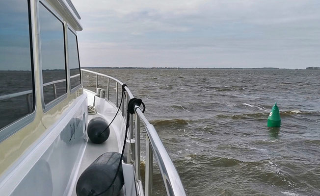 Auf dem stürmischen Slotermeer
