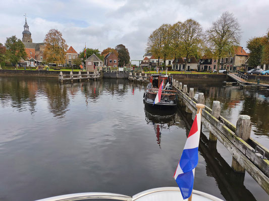 Mittagspause, Schleuse Blokzijl
