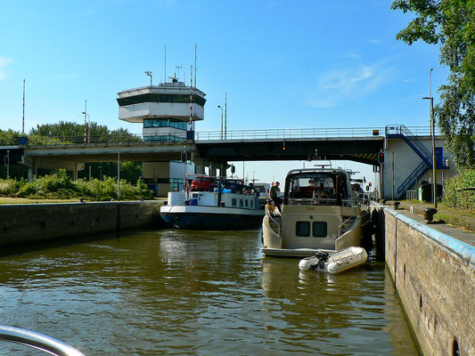 In der Houtribsluizen Lelystad.