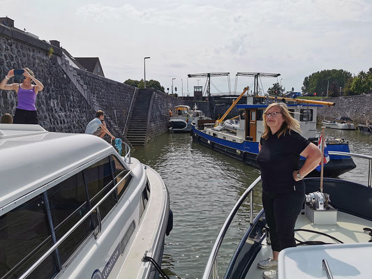 In der Koninginnensluis.