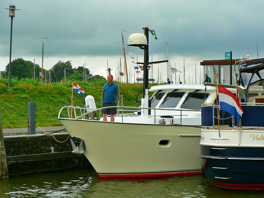 Die "Lady Madonna" mit Martin in Enkhuizen