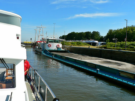 In der Houtribsluizen Lelystad.