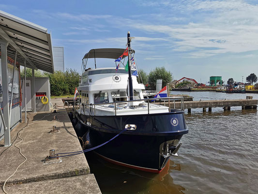 Die Oklahoma im Hafen.