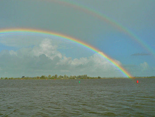 Regenbogen über Friesland.