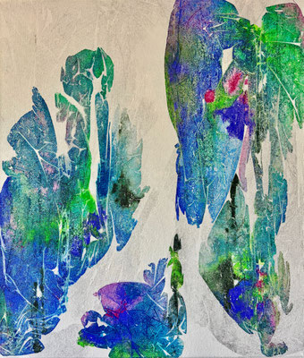 A new chapter begins 1     70x60          2025          Acryl auf Leinwand