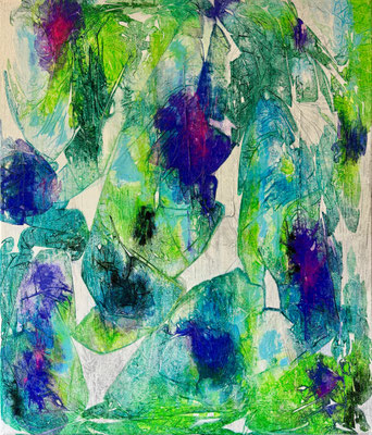 A new chapter begins 3     70x60          2025          Acryl auf Leinwand