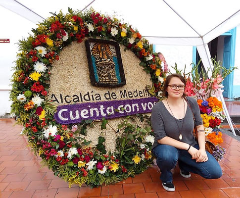 Die Silletas, die von den Bauern für die Feria de los Flores hergestellt werden. Message: Wir zählen auf dich! ;)