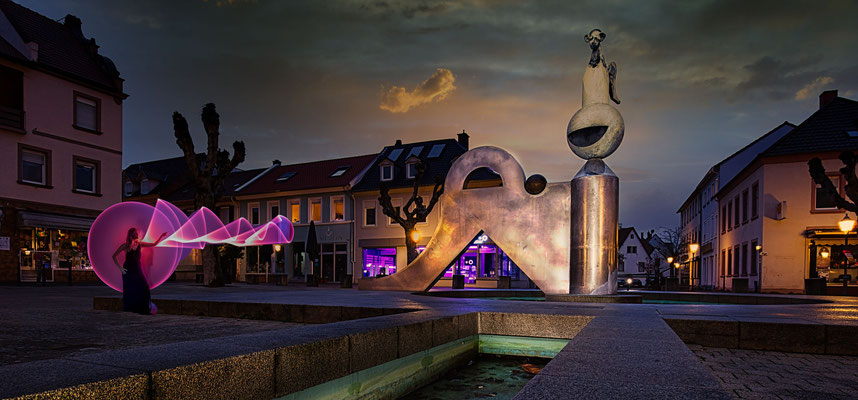 Helmut Braun_Lightpainting Königsplatz (Montage)