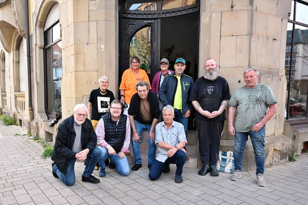 Vor Steffen Diemer´s Atelier