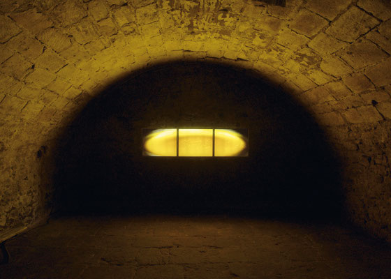 „Gold Triptychon“ 2007, Installation Ortung V