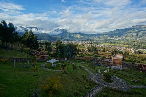 Die drei letzten Tage verbringen wir bei Freunden in Ecuador in der Nähe von Otavalo.