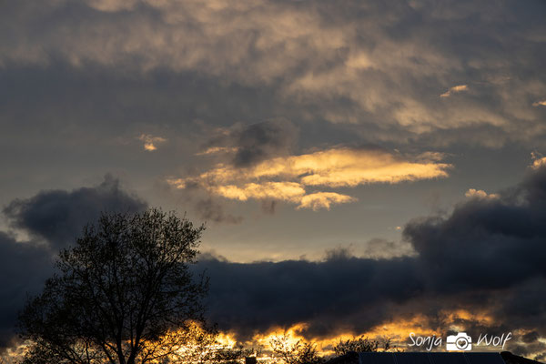 Abendlicher Wolkenhimmel