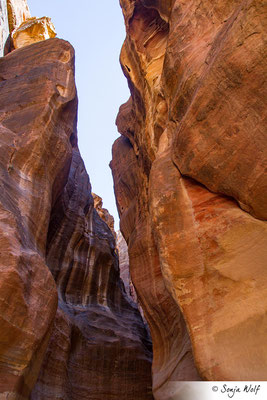 Rückweg durch den Siq