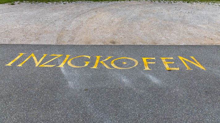 Calligraphy auf Asphalt