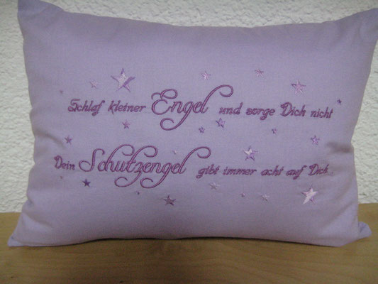 Schutzengelkissen. Ein schönes Geschenk zur Geburt oder Taufe!