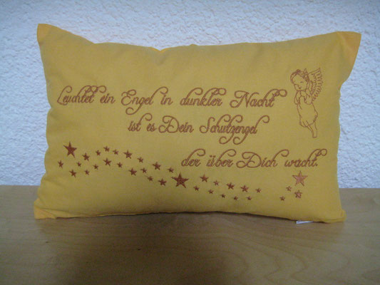 Schutzengelkissen. Ein schönes Geschenk zur Geburt oder Taufe!