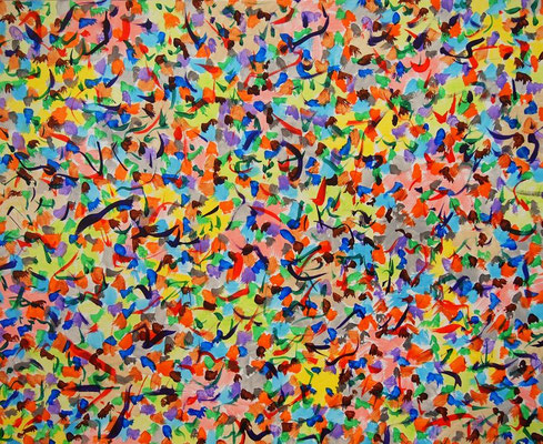 Undulation #82,  Acrylic on canvas,  530×652mm