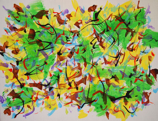 Energy #13,  Acrylic on canvas,  318×410mm