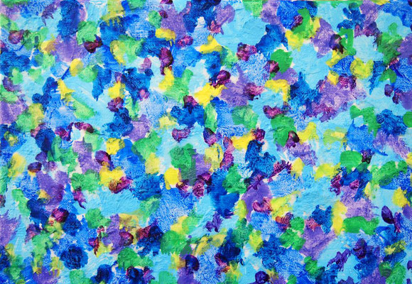 Untitled 241029,  Acrylic and super heavy gel medium on canvas,  158×227mm