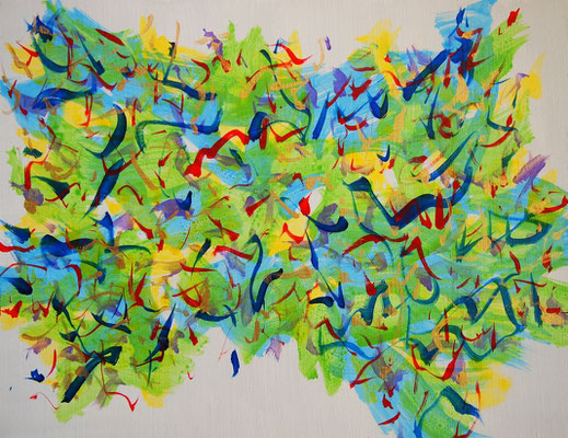 Energy #14,  Acrylic on canvas,  318×410mm