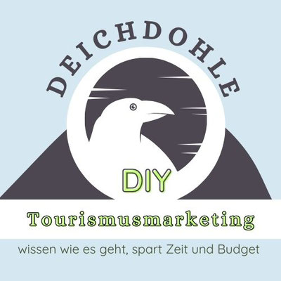 Das Logo des Projektes DIY-Tourismusmarketing mit der Deichdohle