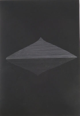 Grafit auf Scherenschnittpapier, 33 x 23 cm, 2019