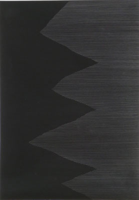 Grafit auf Scherenschnittpapier, 33 x 23 cm, 2019