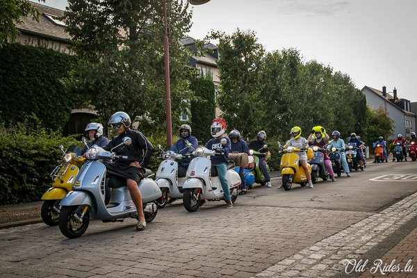 Pijamatour Vespa Club Roude Léiw