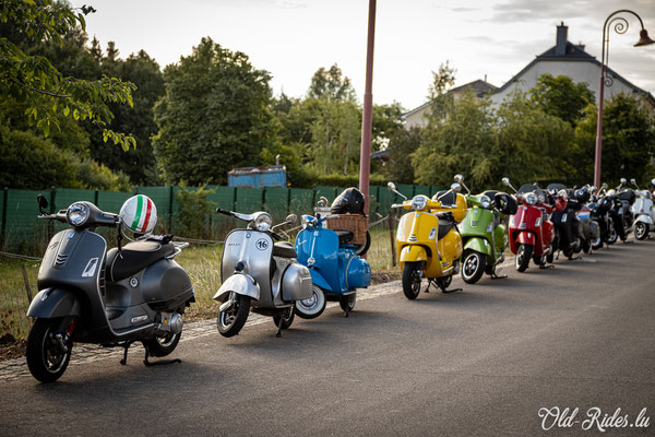 Pijamatour Vespa Club Roude Léiw