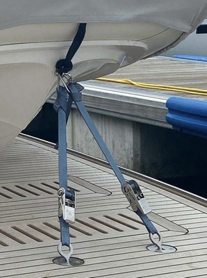 Padeye Tender Tie Down Kit ©www.superyachtmarinestore.com