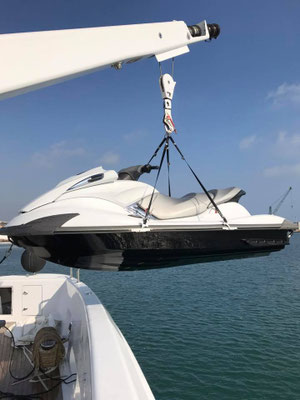 Yamaha FXHO jetski lifting sling  www.superyachtmarinestore.com