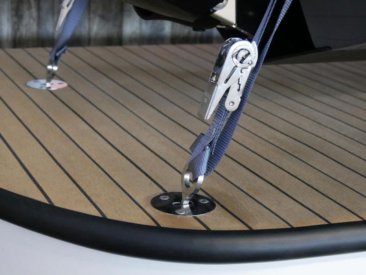 Flush Fit Padeye Tender Tie Down Kit ©www.superyachtmarinestore.com