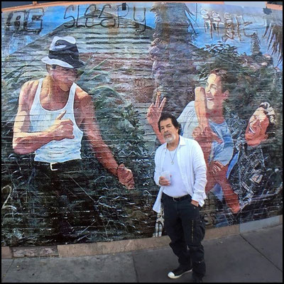 Adan Hernandez Carnalismo II Blood In Blood Out painting