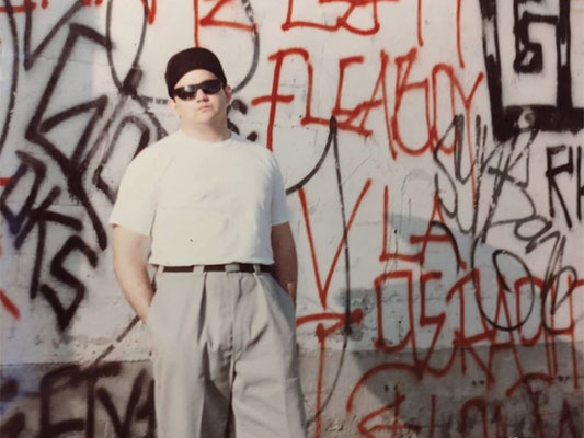 blood in blood out movie, bound by honour, vatos locos, adan hernandez, merchandise, chicano noir, cheech marin collection, carnalismo, artwork, poster, print, painting, drawing, estate of adan hernandez, legacy, paco, cruz, miklo