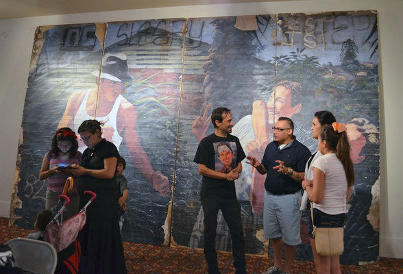 Adan Hernandez Carnalismo II Blood In Blood Out painting